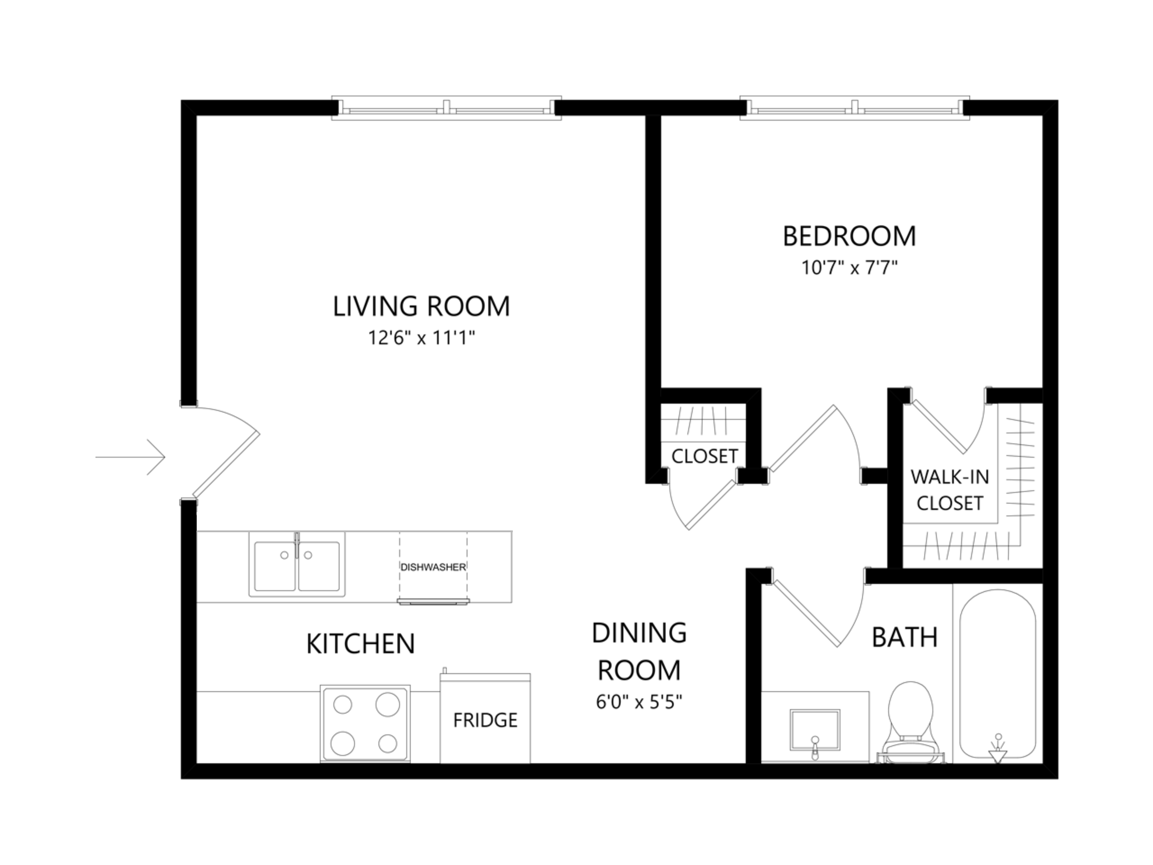 A2 3D Floor plan rendering